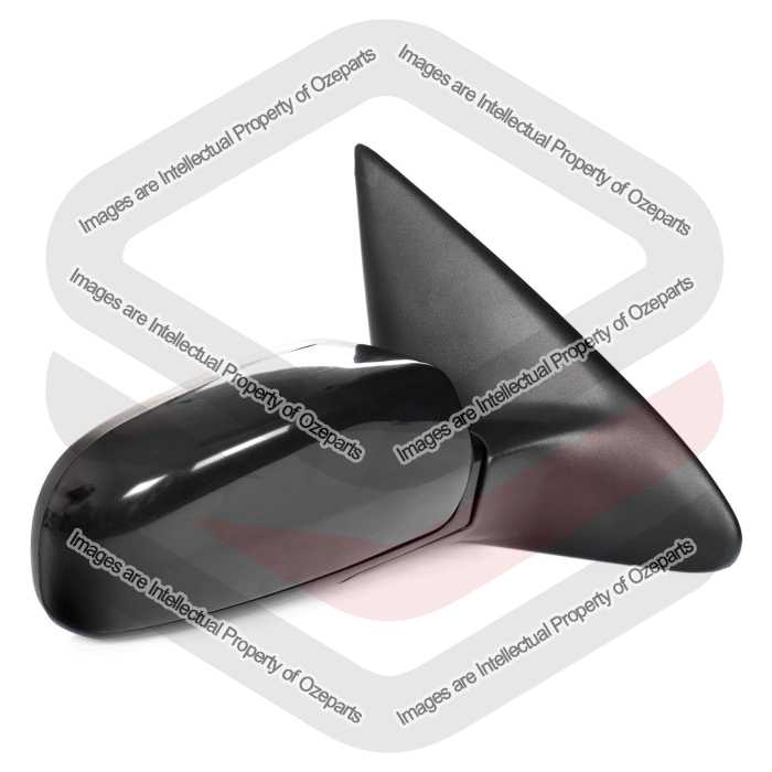 Door Mirror Assembly Electric (Black)  3 Pin