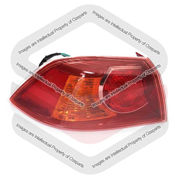 Tail Light  AM (Red) Sedan