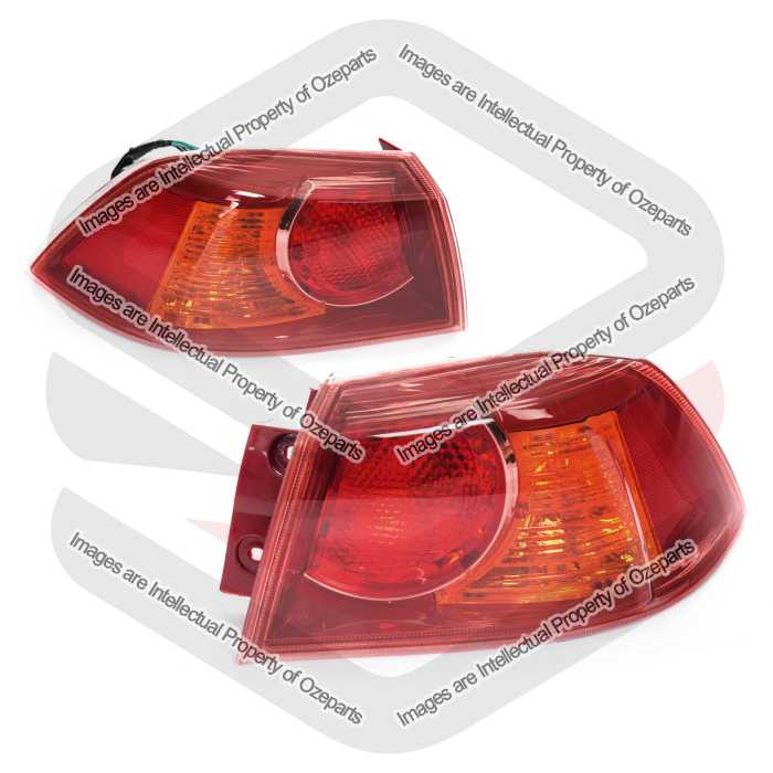 Tail Light  AM (Red) Sedan (SET LH+RH)