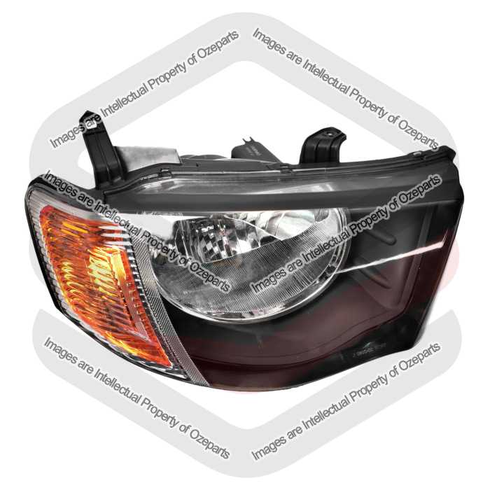 Head Light AM (Round Reflector) GLS GLX-R VR Amber Indicator