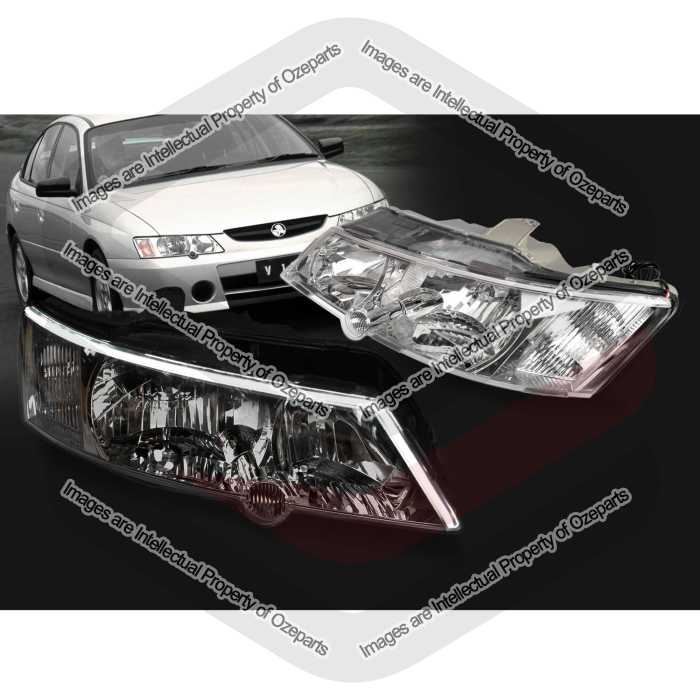 Head Light AM (Chrome) Executive S + LED DRL Protector (SET 4)