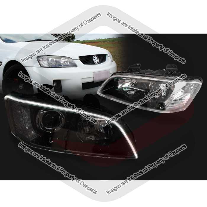 Head Light AM (Black) - With Projector + LED DRL Protector (SET 4)