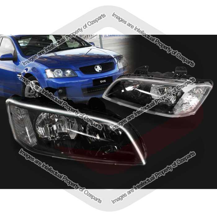 Head Light AM (Black) - Non Projector + LED DRL Protector (SET 4)