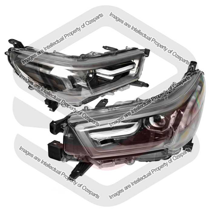 Head Light AM LED (Dark Grey) - Rogue / Rugged X (SET LH+RH)