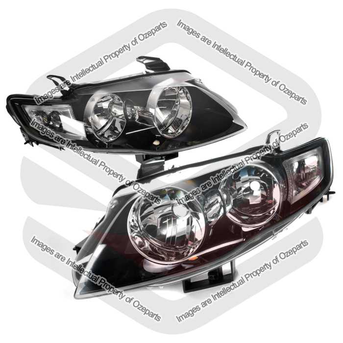 Head Light AM (Black) - Non Projector (Set LH+RH)