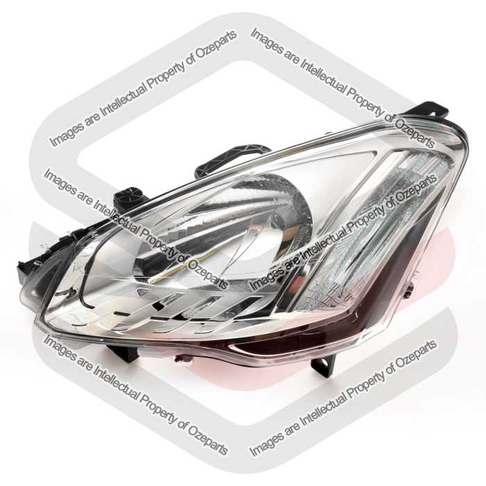 Head Lamp AM (With Vertical Lines)