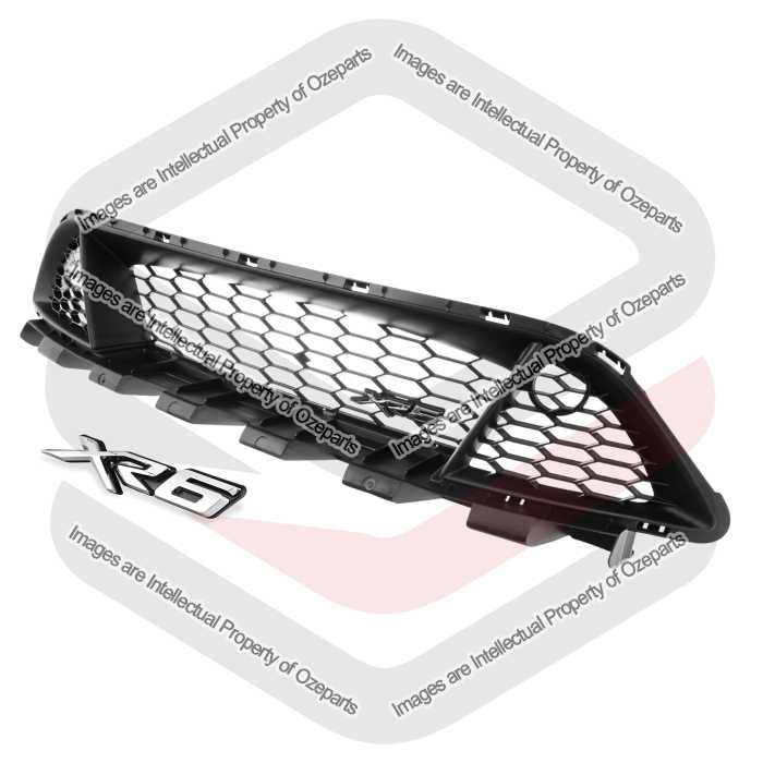 Bar Grille Front AM + XR6 Chrome Badge