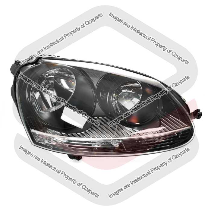 Head Light AM Halogen (Black) GTI Only