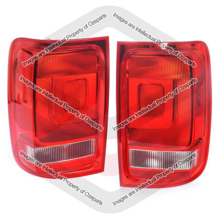 Tail Light AM (Both Side has Reverse Light) (Clear Red) (Set LH+RH)