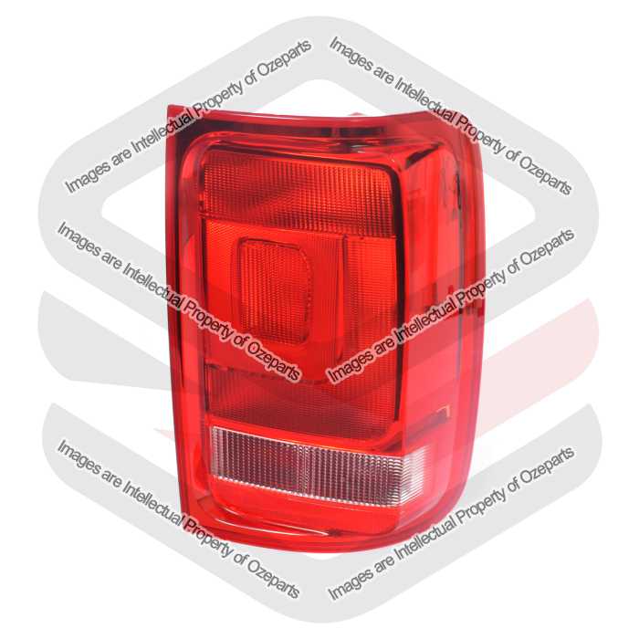 Tail Light AM  (No Fog Type) With Reverse Light (Clear Red)