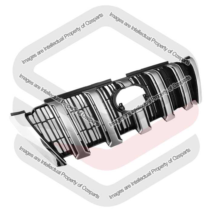 Grille AM (No Camera, No Pre-Crash) (Type 2, Black Chrome)