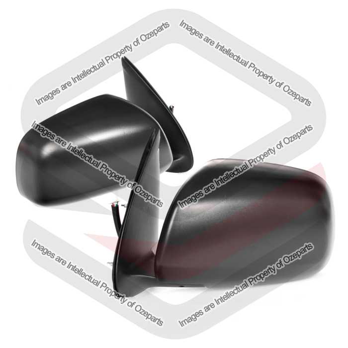 Door Mirror AM Electric  (Texture Black) - 3 Pin (Set LH+RH)