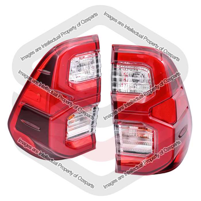 Tail Light AM (Upgrade LED) (Clear Red) (SET LH+RH)