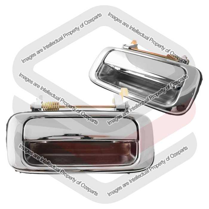 Door Handle Outer (Chrome)  REAR (Set LH+RH)