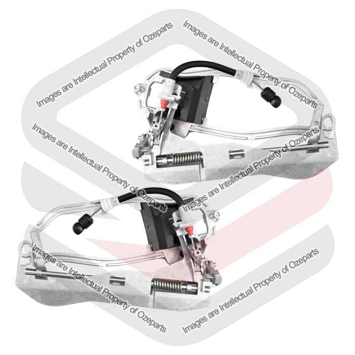 Door Handle Outer  Carrier  Front (With 14.20 cm Cable) (SET LH+RH)