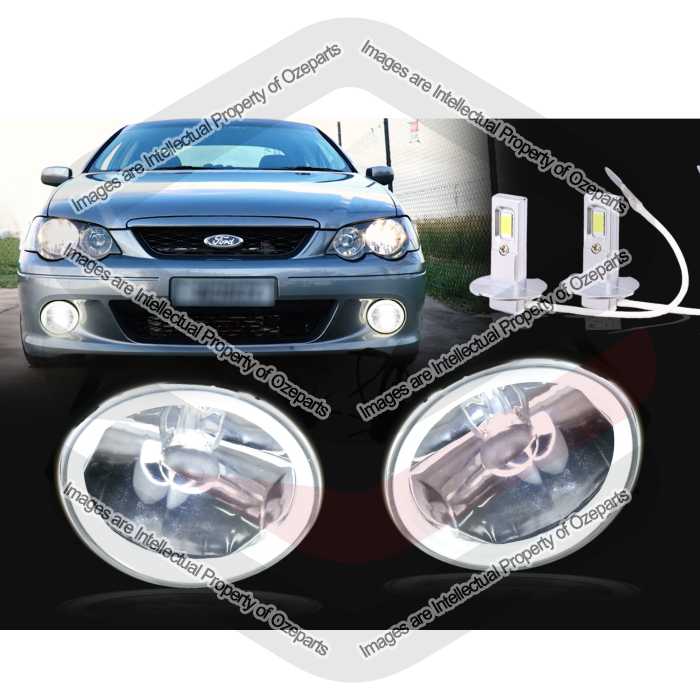 Fog Lamp Assembly (LED Halo Ring) + LED Globes (SET LH+RH)