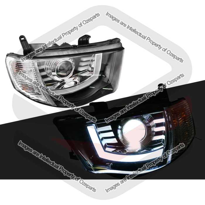 Head Light AM Performance With Projector & LED DRL Strip (SET LH+RH)