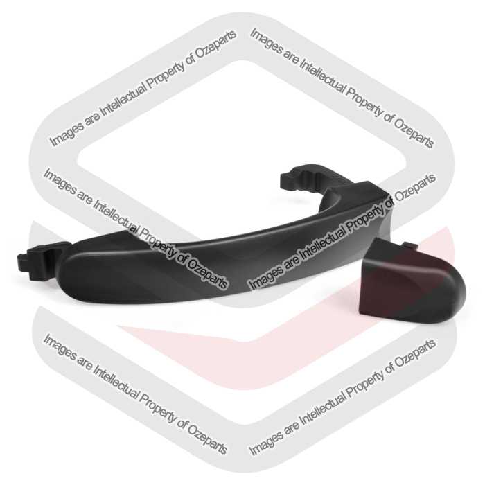 Door Handle Outer  REAR Sliding (Prime Black)