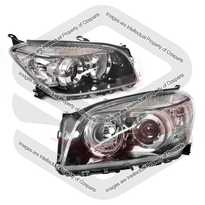 Head Light AM (V6 Black) - Electric Adjuster (SET LH+RH)