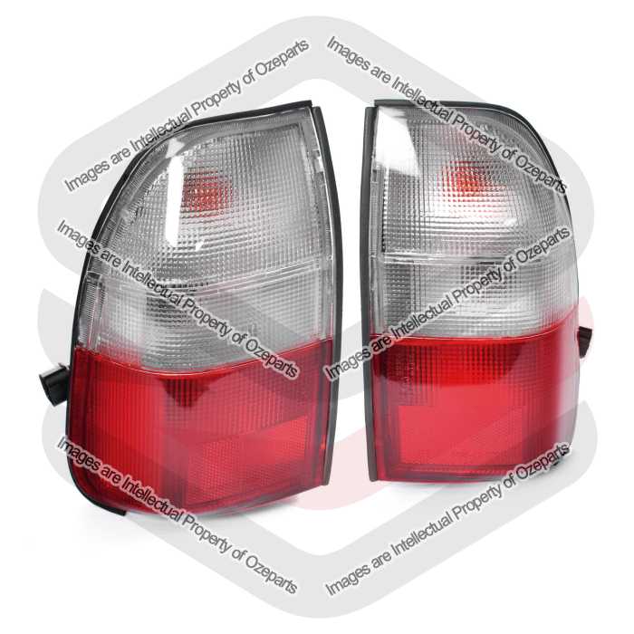 Tail Light Ute (White White Red) Set LH+RH