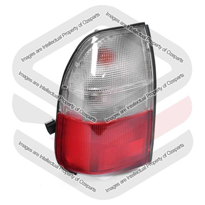 Tail Light Ute (White White Red)