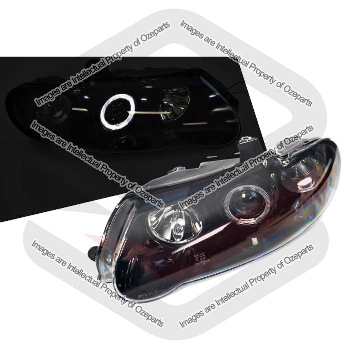 Head Light AM Performance (Black Projector with Halo Ring) (SET LH+RH)