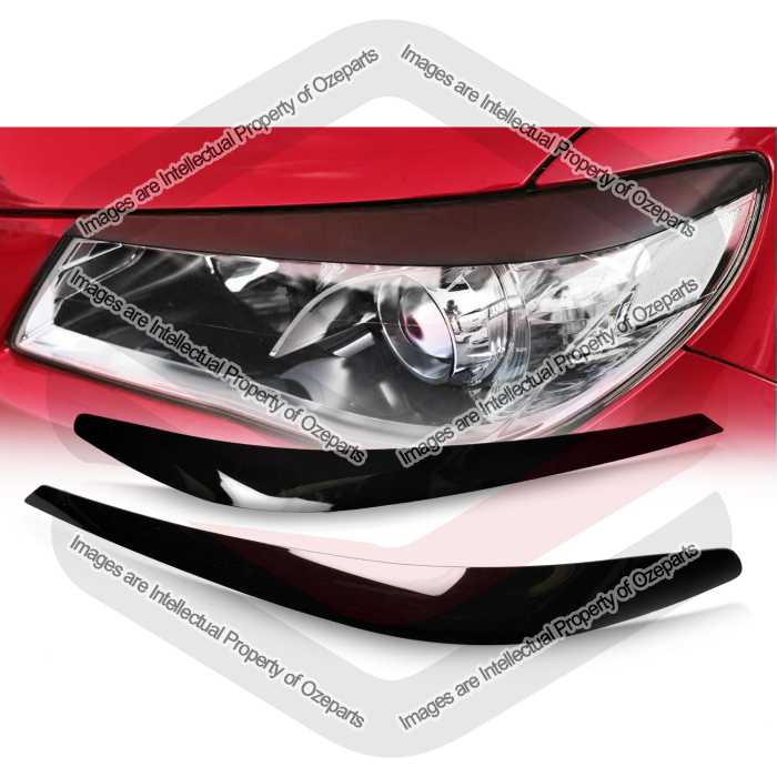 Head Light Eye Lid (Black)