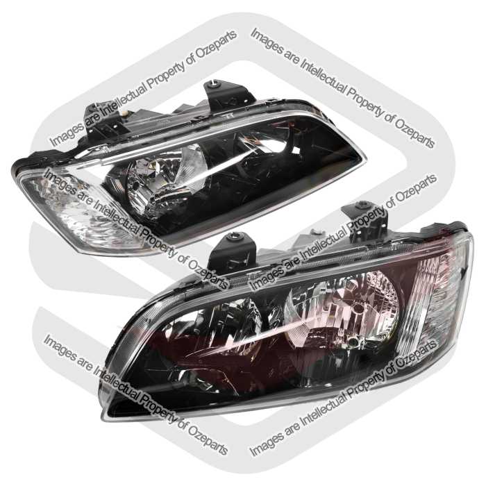 Head Light AM (Black) - Non Projector (SET LH+RH)