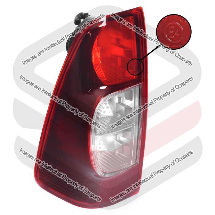 Tail Light AM (LX/DX) (Dark Tinted) - Emark