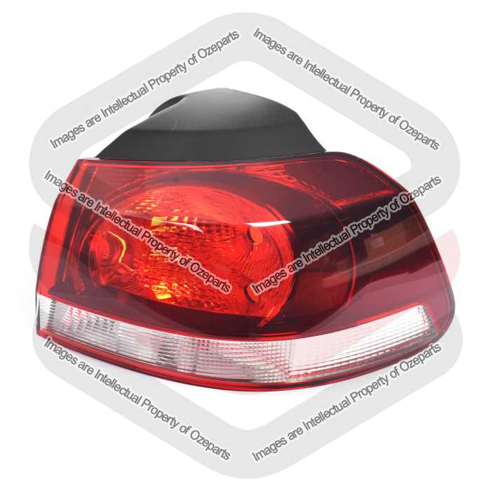 RH Right Hand Tail Light Lamp For VW Volkswagen Golf MK6 GTD GTi Hatch 2009~2013