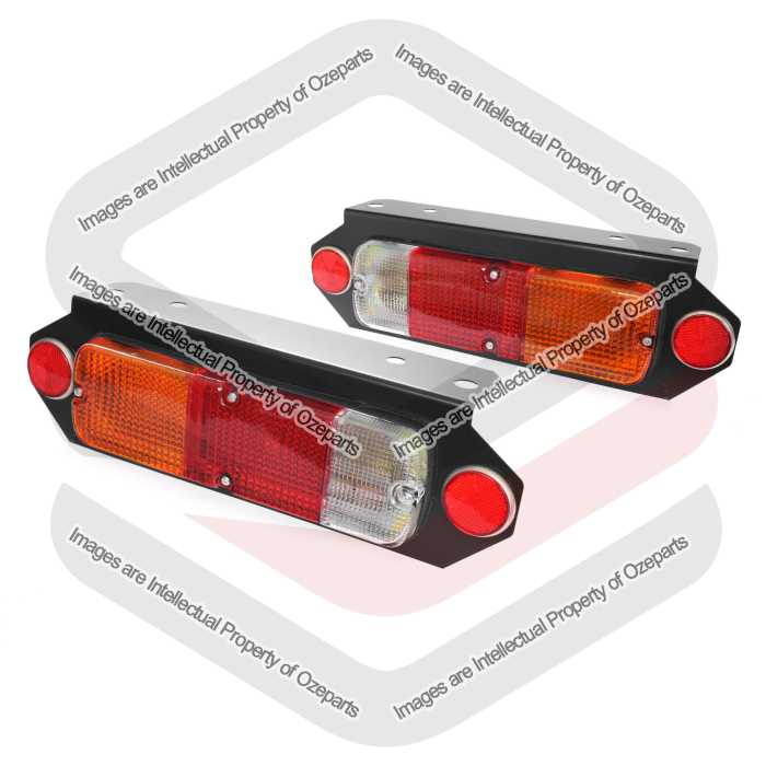 Tail Light AM (Tray Type 1) 245mm x 75mm (With Metal Base) (SET LH+RH)