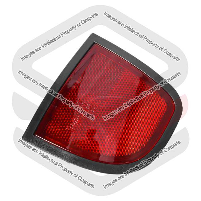 Tail Light Ute  Rear Reflector (Under Tail Light) - Emark