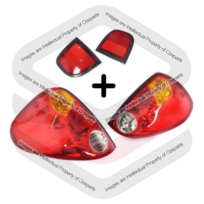 Tail Light Ute AM + Bar Reflector Ute AM (SET 4)