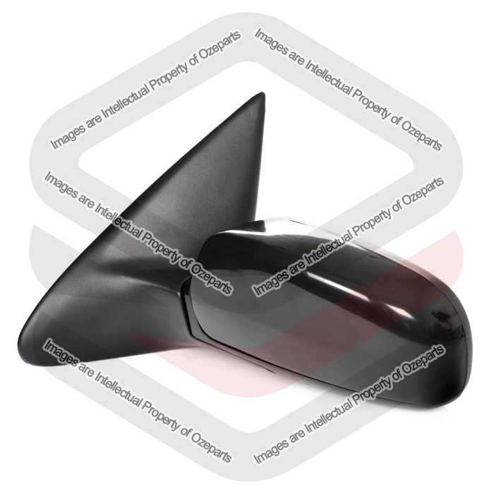 Door Mirror Assembly Electric (Black)  3 Pin
