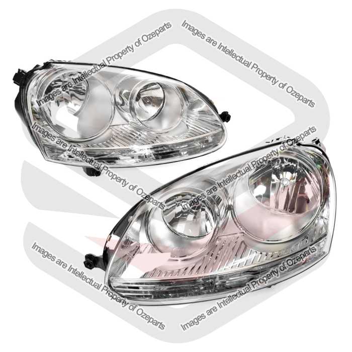 Head Light AM Halogen (Chrome) (SET LH+RH)