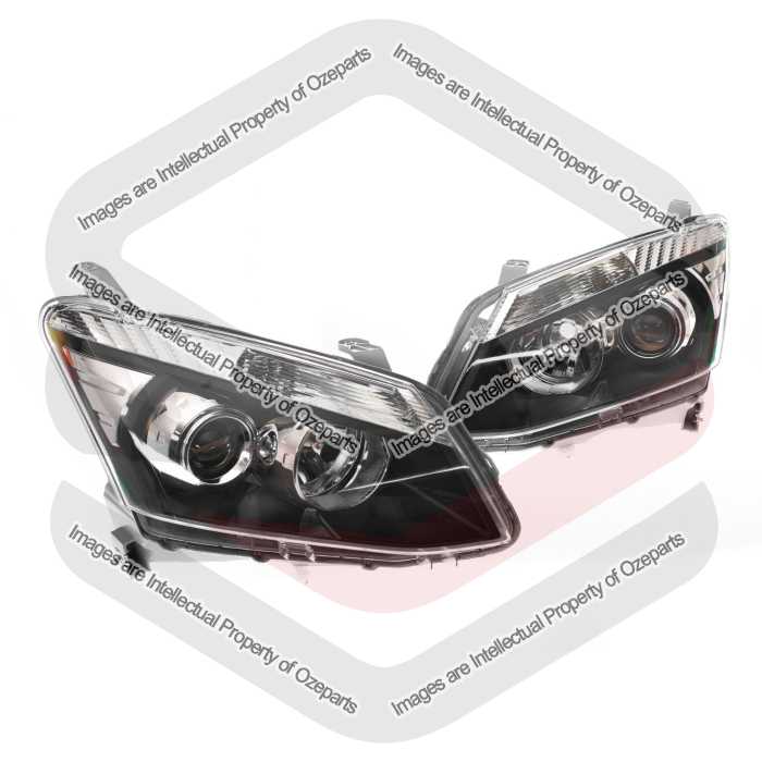 Head Light AM With Bright Chrome Projector (SET LH+RH)