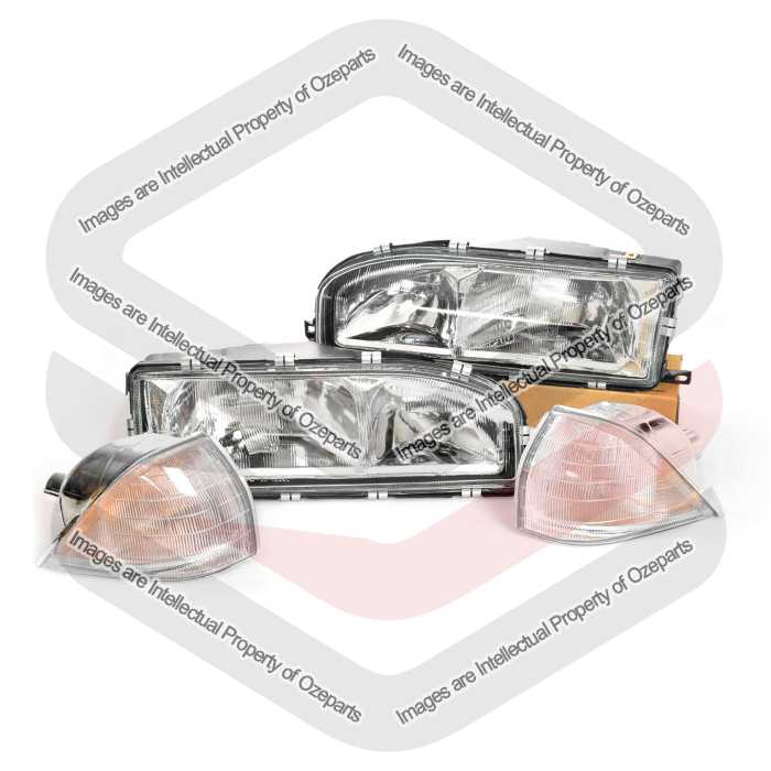 Head Light With Corner Light (SET LH+RH)