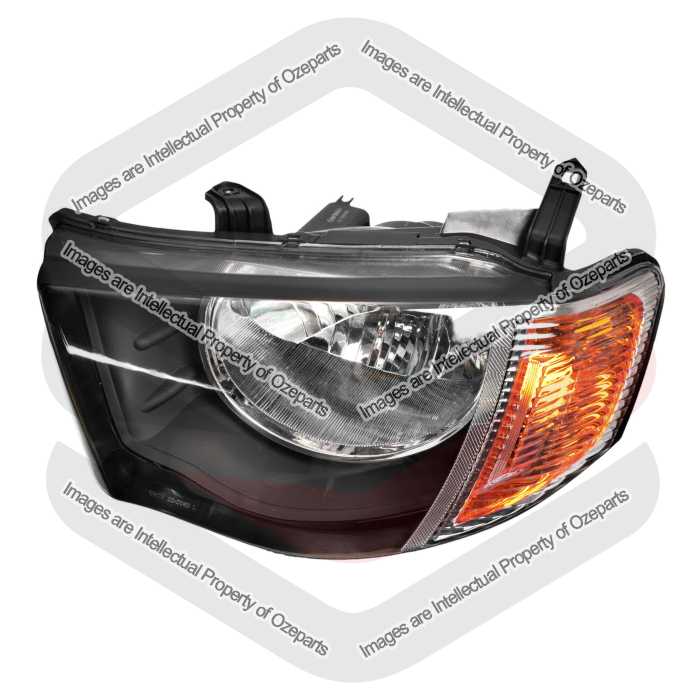 Head Light AM (Round Reflector) GLS GLX-R VR Amber Indicator