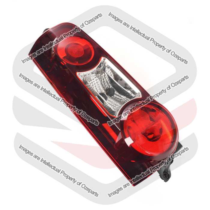 Tail Light AM (Barn Door Type) (Tinted Red)