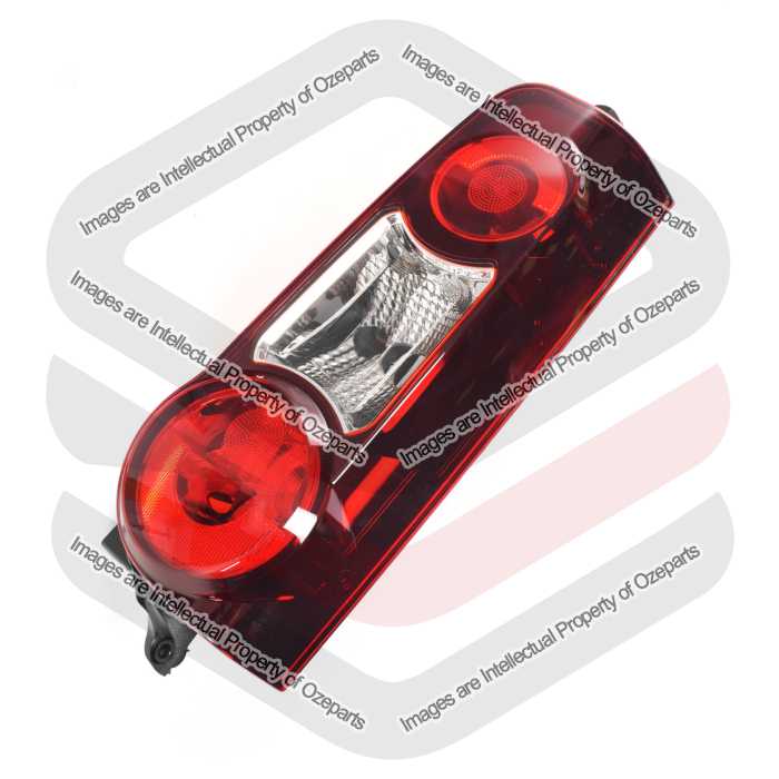 Tail Light AM (Barn Door Type) (Tinted Red)