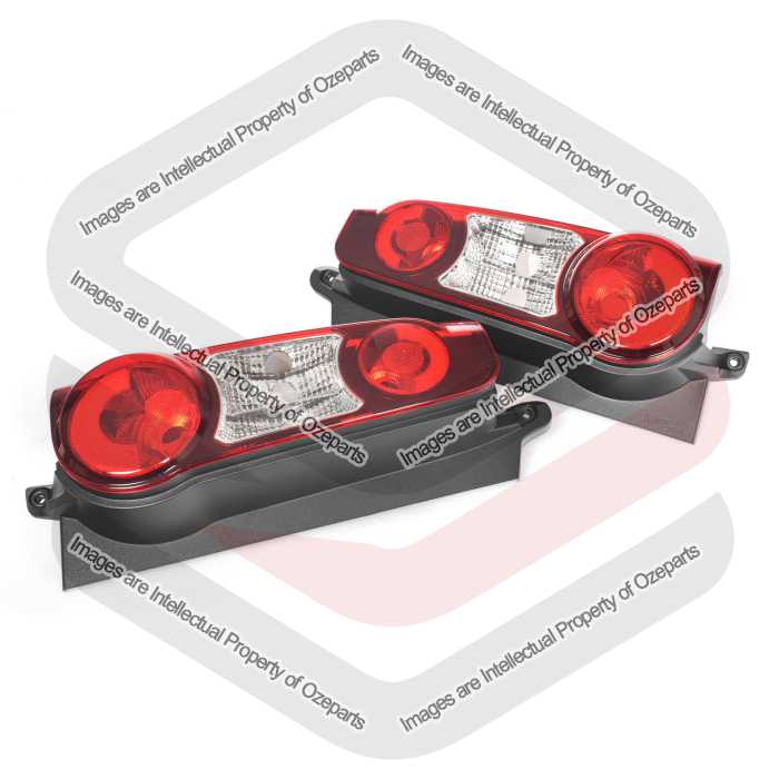 Tail Light AM (Barn Door Type) (Tinted Red) (SET LH+RH)