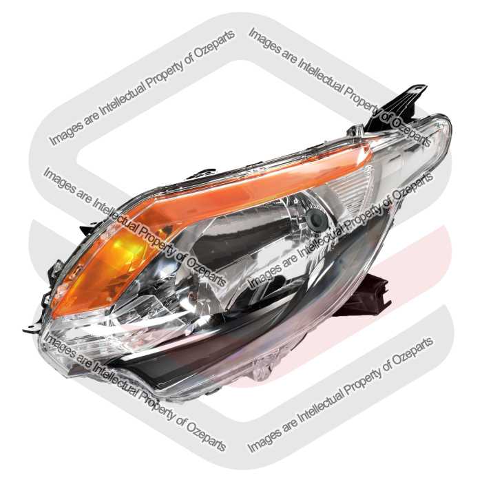 Head Light AM - Halogen (Black Lower Bezel)