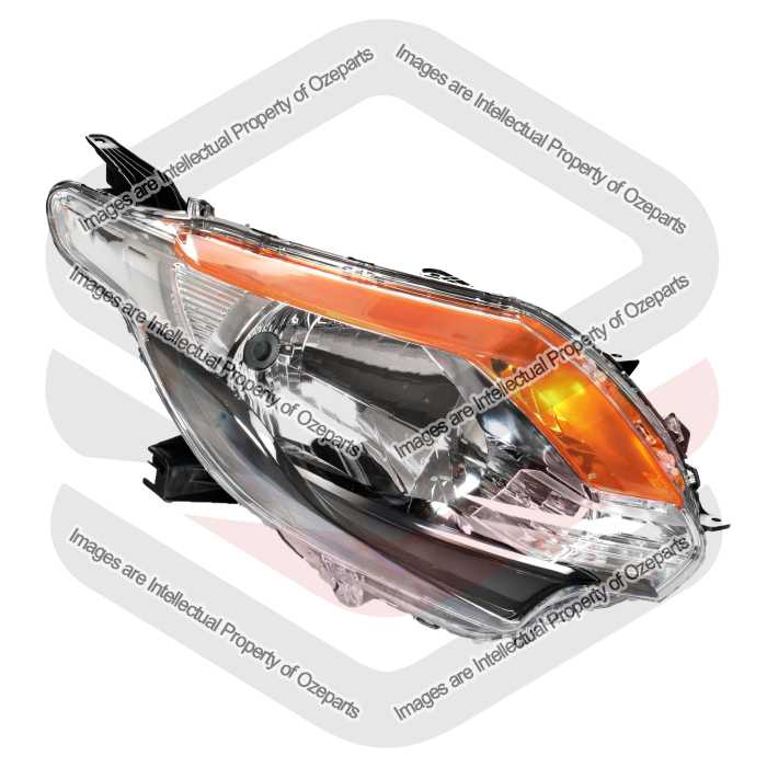 Head Light AM - Halogen (Black Lower Bezel)