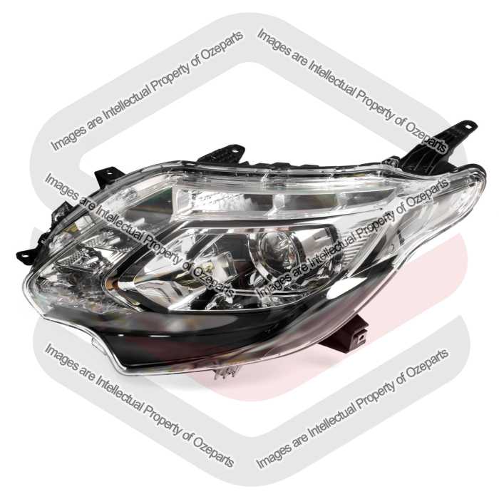 Head Light AM - Xenon (Clear Top Lens, Black Lower Bezel)