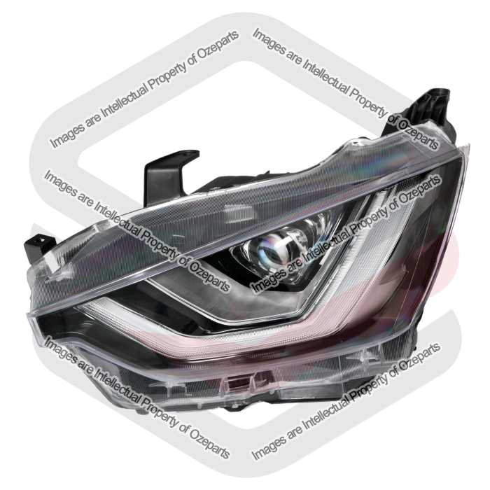 Head Light Unit AM (Round Reflector) Clear Indicator