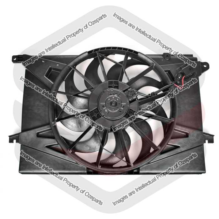 Radiator Fan Assembly (Single Fan Type) - 4.0L 6 Cylinder Only