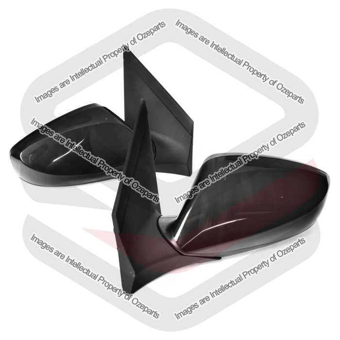 Door Mirror AM Electric  (5 Pins No Light) (Black) (SET LH+RH)