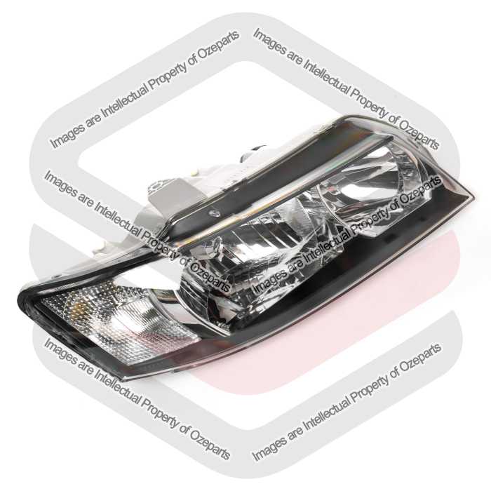 RH RHS Right Head Light Lamp Halogen Black For Holden Commodore VZ SV6 04~07