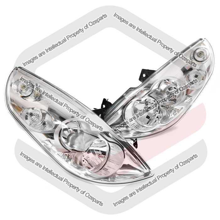 Head Light AM (No Static Corner Light) - TYC (Set LH+RH)