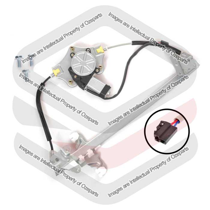 Door Window Regulator Front (Electric With Motor)